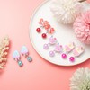 Kids Clip On Earrings for Girls Party Gift Princess Clip