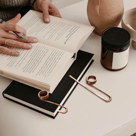 Book Holder Ring Bookmark, Vintage Metal Bookmark - Decorative Reading Accessories for Crafting, Beading, Painting