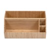 MobileVision Bamboo Desktop All-In-One Organizer for File Folders, Notepads, Pens,