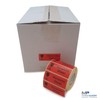 593101 Caution Glass Labels 90 x 35 mm Red Pack