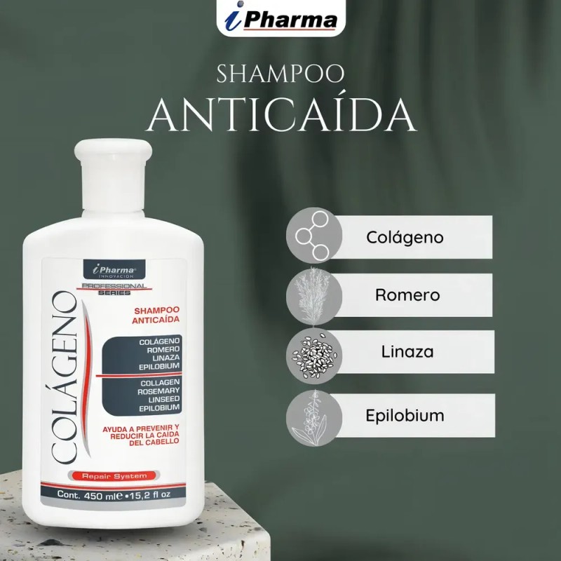 Shampoo Colágeno Anti Caída 450ml