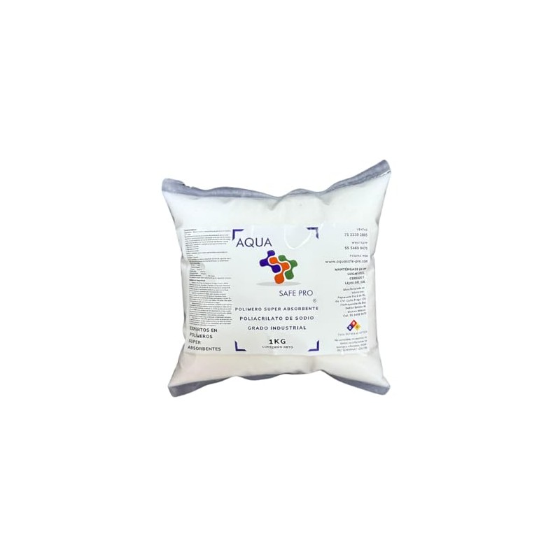 Poliacrilato De Sodio Absorbente Liquidos Hidrogel - 1 Kg