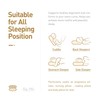 Acanva Acanva Fluffy Bed Sleeping Side Sleeper Body Pillow Insert,