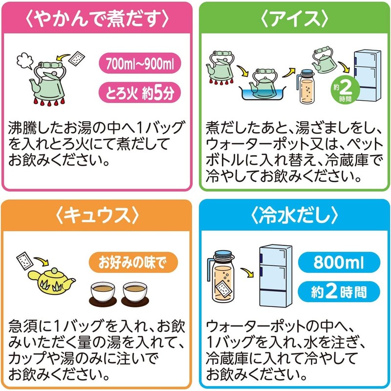Yamamoto Kanpo Healthy Tea Including Barley, Pu-erh Tea And Eucommia