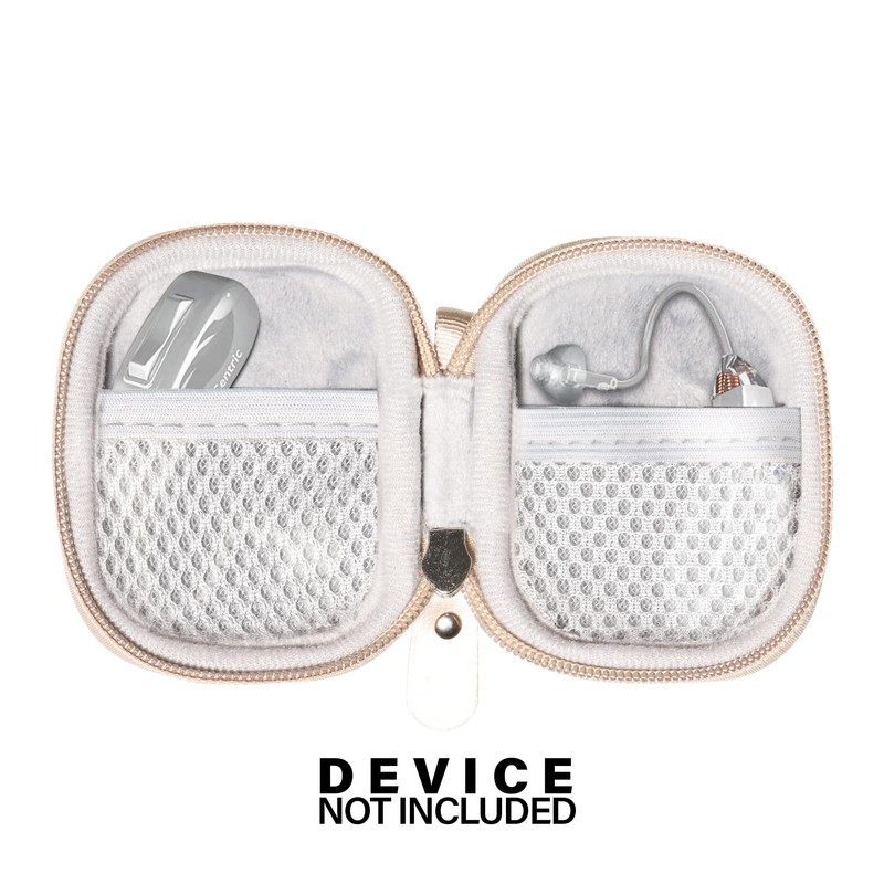 CaseSack Case for Hearing Aids compatible with EarCentic EasyCharge Rechargeable