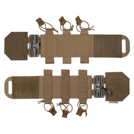 Black Gunpowder Elastic Tactical Cummerbund Quick Release Magnetic Buckle Side Belt Cumberbund One Hand Operation Model BG-TC1 (Coyote Brown Camo)