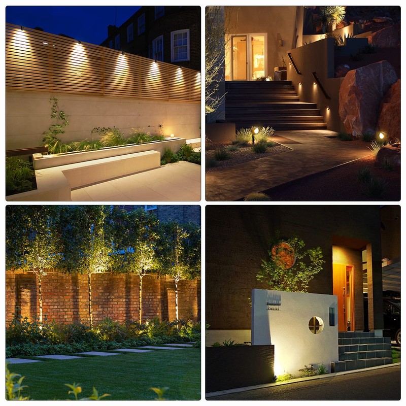 MEIKEE 9W LED Landscape Lights, 110V Landscape Lighting with US