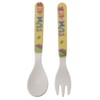 5 pcs set Eco friendly Bamboo Fiber Cartoon Children Tableware