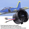 EDF 70mm 12-Blade Fan Propeller with Starting Motor for RC