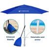 AMMSUN 8ft Large Beach Umbrellas for Sand Heavy Huty Wind