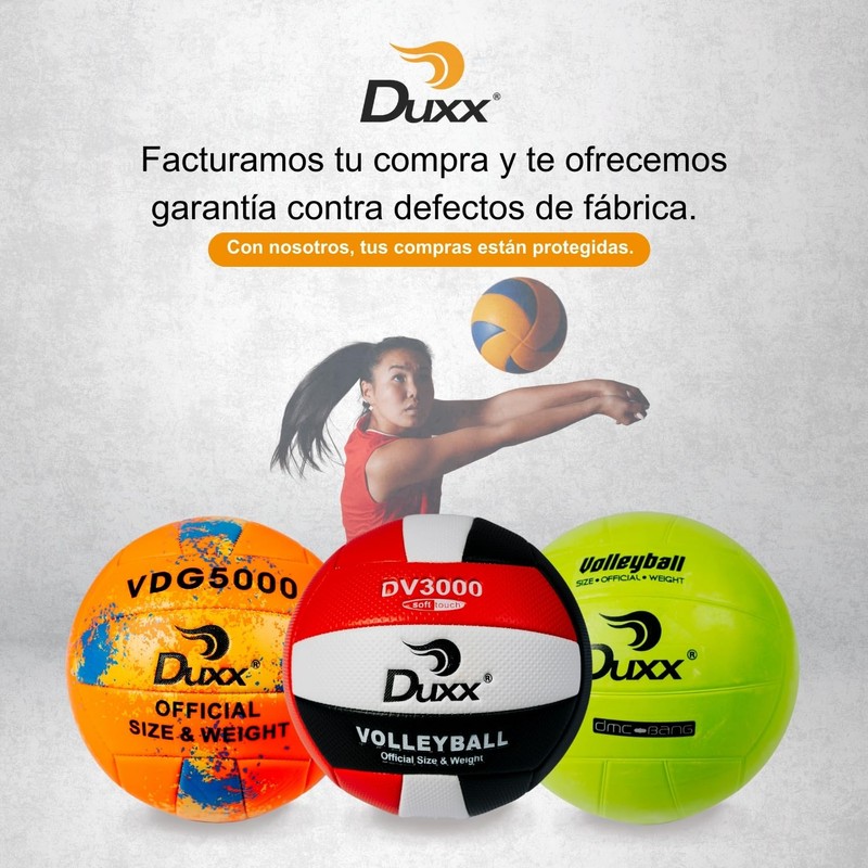 Duxx Balón Voleibol Vd2000#5 PVC (Azul Blanco)