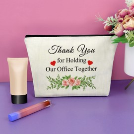 Boss Gifts for Women Thank You Gift for Boss Makeup Bag Manager Appreciation Gifts Boss Day Gift Cosmetic Bag Birthday Gifts for Office Colleague Retirement Christmas Gifts Cosmetic Travel Pouch