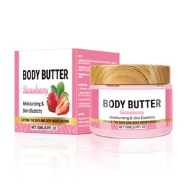 TUOSHITONG Strawberry Body Lotion, Long-Lasting Moisturizing, Moist And Smooth, Natural Fruit Fragrance Heals The Body And Mind, Light Texture, Non-Sticky, Silky And Non-Sticky.