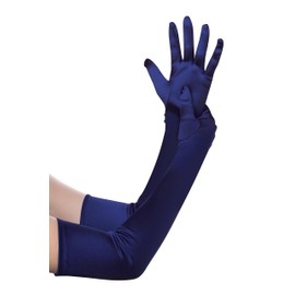 BABEYOND Long Opera Party 20s Satin Gloves Stretchy Adult Size Elbow Length