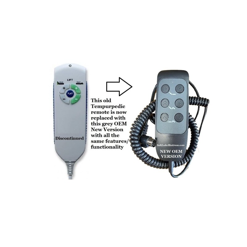 Replacement Remote for Tempurpedic TES B3111-220 New 2019 Black Version