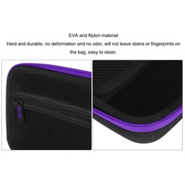 Estuche de Transporte de Viaje para ROG Ally, Estuche Rígido de EVA Portátil para Juegos de 7 Pulgadas y 120 Hz, Resistente a Golpes y Rayones, Bolsa de Almacenamiento (Púrpura)