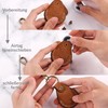 NEYYOS® Airtag Pendant Genuine Leather, Air Tag Tracker, Portable Case
