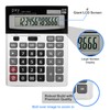 Desk Calculator 12 Digit Extra Large LCD Display, Touch Comfortable