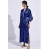 PRODESIGN Satin Kimono Robe with no Lace (Navyblue)