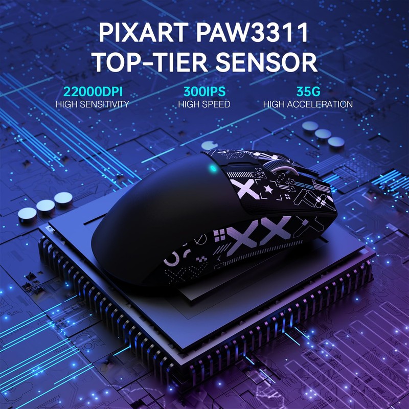 ATTACK SHARK X11 & X68 PRO HE Wireless Gaming Combo,Rapid