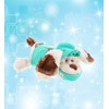 DolliBu Lying Dog Doctor Plush Toy - Super Soft Lying