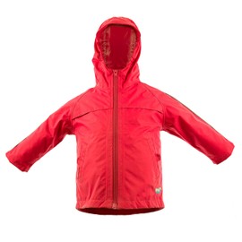 Splashy Waterproof Children's Rain Coat (8, Red)