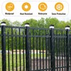 Hicarer 12 Pack Solar Fence Post Cap Lights 2in x