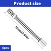 Classicseali 4PCS Tire Valve Extension,4 in 100mm Schrader Valve Extension