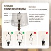 Drum Metal Lampshade 10" x 12" x 8", Medium Lamp