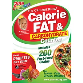 The CalorieKing Calorie, Fat & Carbohydrate Counter 2016