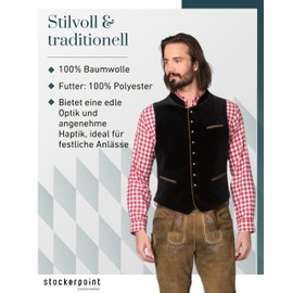 Stockerpoint Ricardo Men's Traditional Waistcoat -