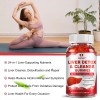 MENXI 2 Bottles Liver Support Gummy Detox & Repair Formula