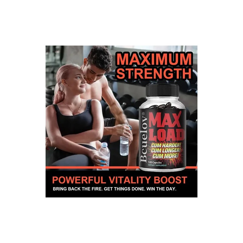 Cápsulas Blandas Bcuelov Max Load Para Hombres