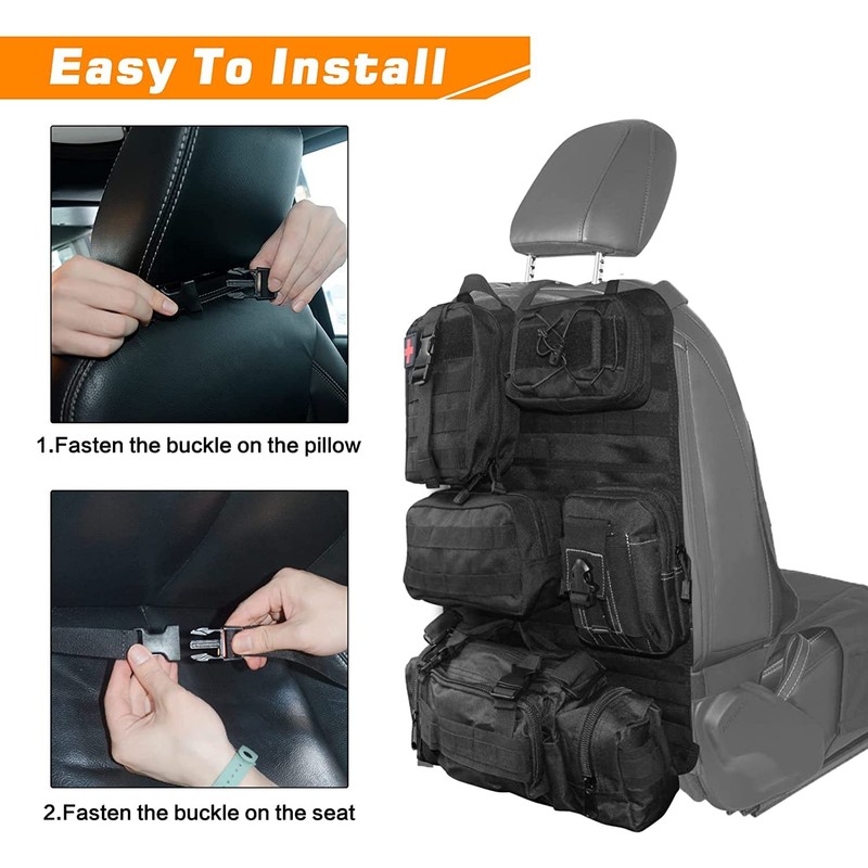 Z8 Tactical Front Seat Back Storage Bag/Hanger Bag Organizer with