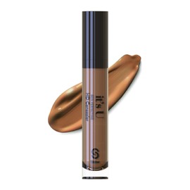 Sistar it's U Skin Perfecting HD Concealer Full Coverage Lightweight Long Lasting Correcting Liquid Contour Cover Masker Makeup 5 ml / 0.17 fl. oz (Brownie)
