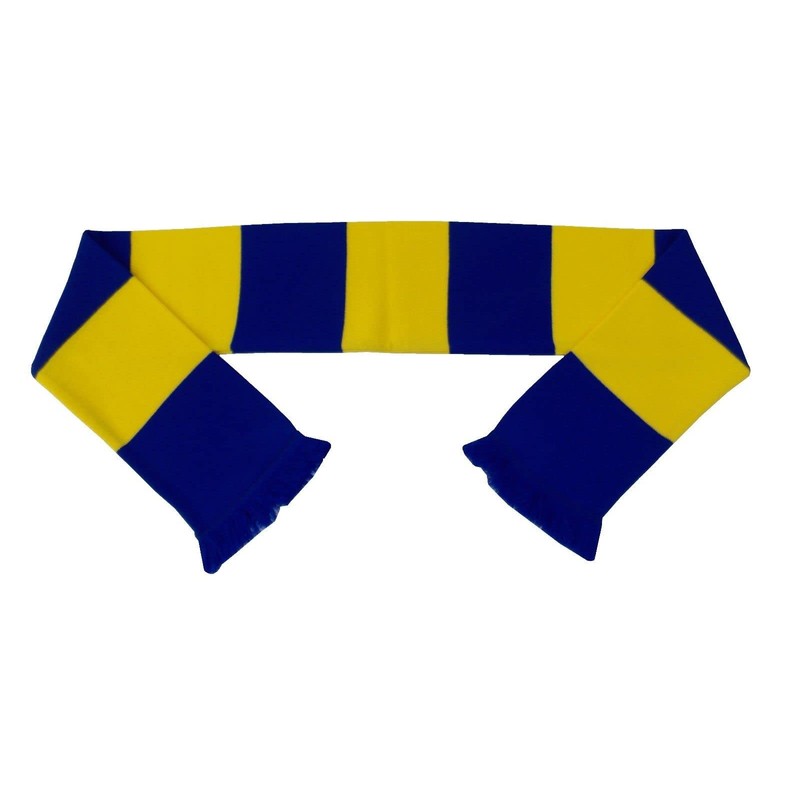 Royal Blue and Yellow Retro Style Scarf