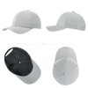BOTVELA Men Baseball Cap Laser Cut Mesh Snapback Hat (Grey)