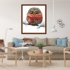 CROSSDECOR Cross Stitch Kits for Beginners,Owl Pattern Crossstitching Preprinted kits