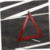 NOLITOY 3pcs Reflective Road Emergency Triangle Portable Safety Warning Sign