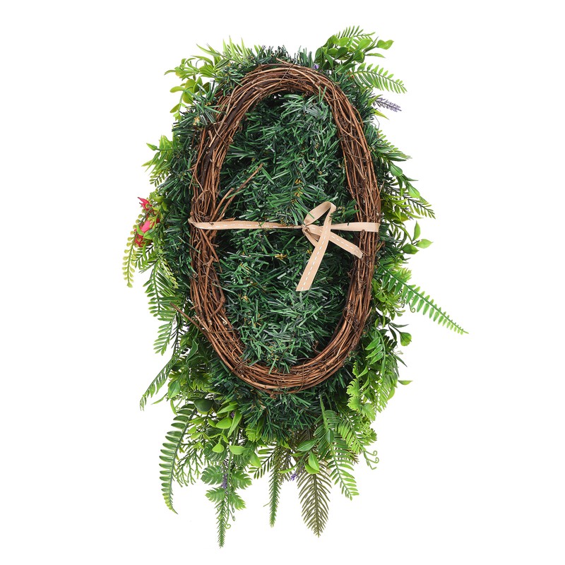Artificial Flower Wreath Wreath with Lilacs Hyacinths Hydrangeas Spring Summer