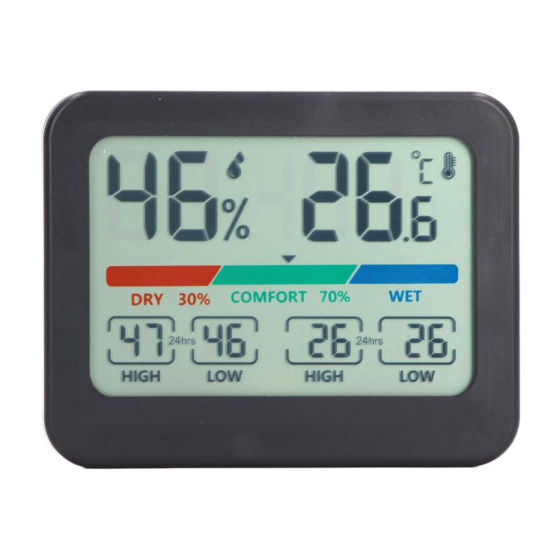 Digital Hygrometer Thermometer LCD Display Electronic Temperature and Humidity Monitor