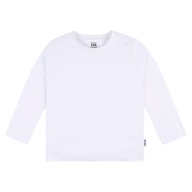 Gerber Baby Toddler 5-Pack Solid Long Sleeve T-Shirts Jersey 160 GSM, White, 6-9 Months