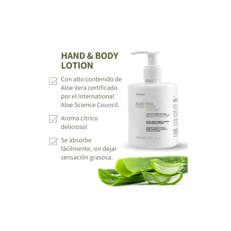 Hand & Body Lotion – Crema Hidratante Corporal con Aloe