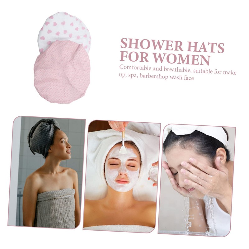 SAFIGLE 2Pcs Waterproof Hair Conditioning Caps for Women – Double
