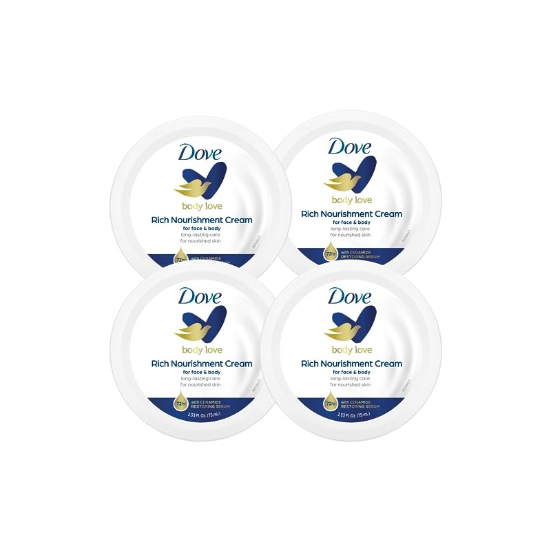 Dove Nourishing Body Care, Face, Hand, and Body Rich Nourishment