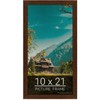 wallsthatspeak 10x21 Mocha Walnut Picture Frame for Puzzles Posters Photos