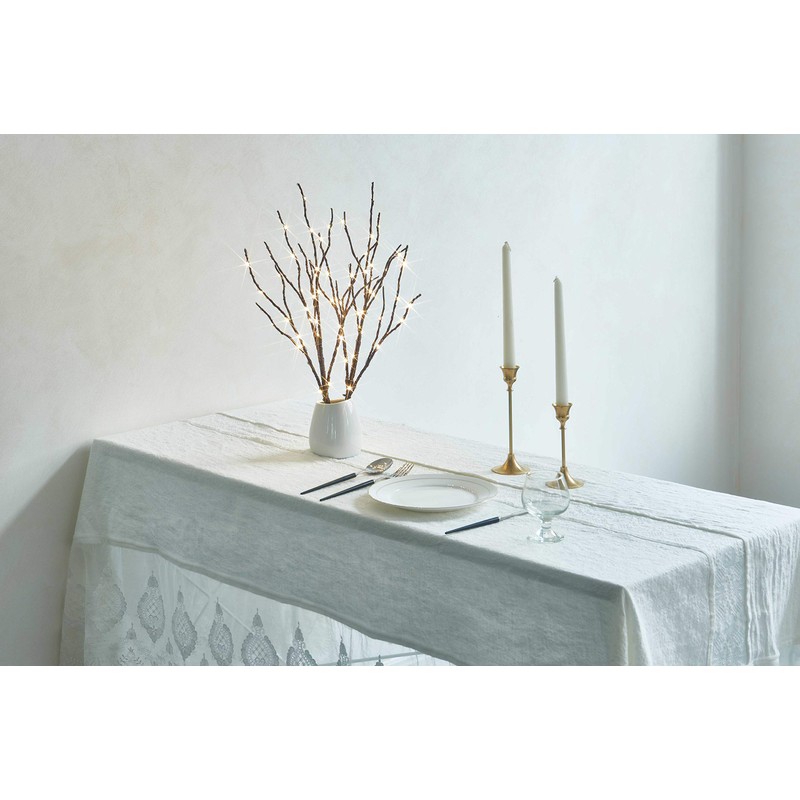 Fudios Lighted Branches with Timer Battery 70 Warm White LED