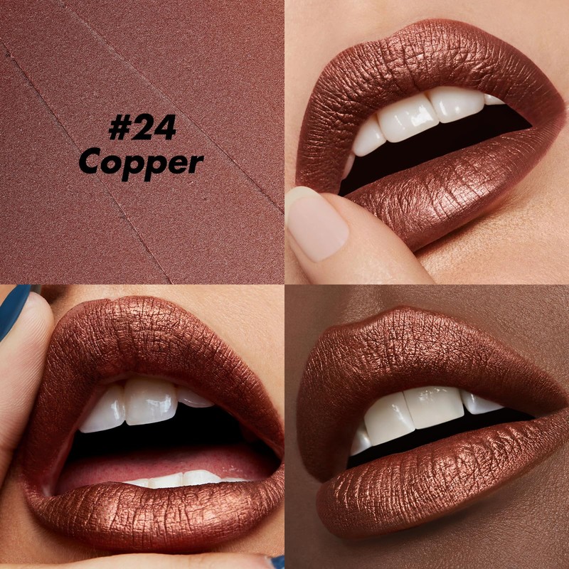 FOCALLURE Ultra Chic Lipstick,Rich Vitamin E Lip Crayon,Lightweight Color without