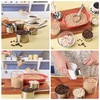 Smithcraft Measuring Cups and Spoons Set, 18/8 Stainless Steel Measuring