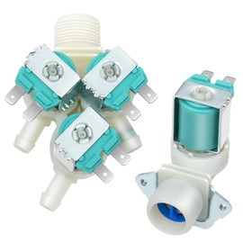 5220FR2006H 5220FR2075L Water Inlet Valve for Washing Machine, Replacement Water Fill Valve Washer Parts for # 5221ER1003C 5221ER1003D 5220FR2006Q 1268123 AP4441935 PS3527427